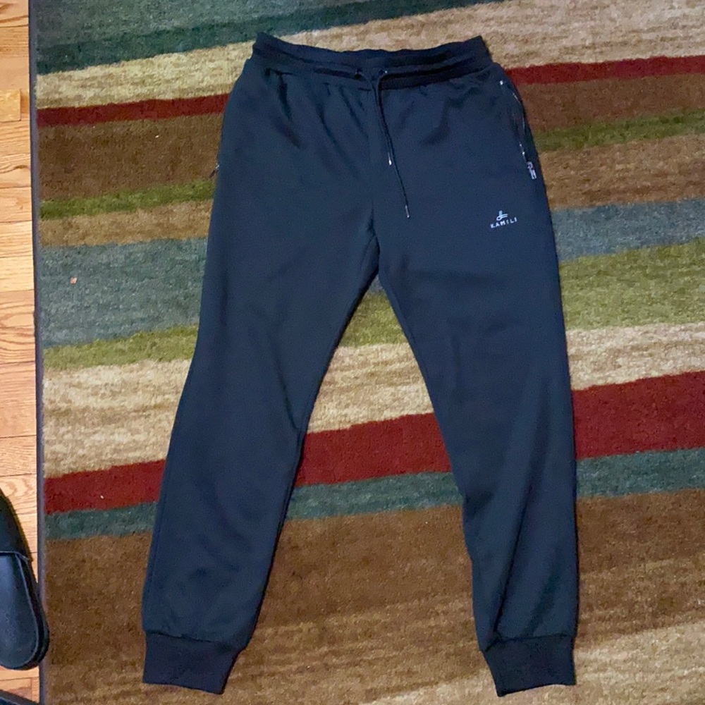 Black Joggers with with Zipper pockets
